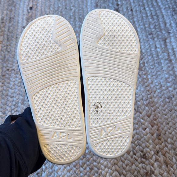 APL US 9 Lusso Slide Navy Blue Quilted Sandals - Picture 4 of 5